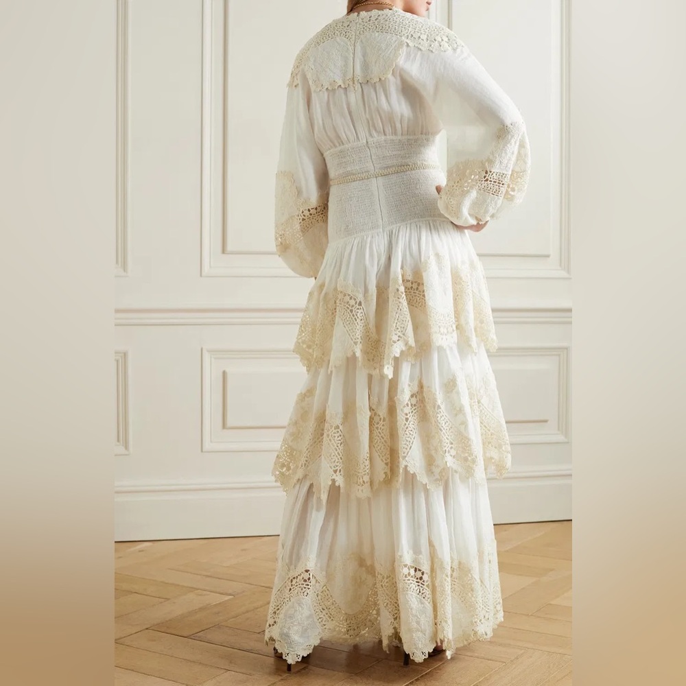 Zimmermann Cream Maxi Dress - Picture 2 of 9